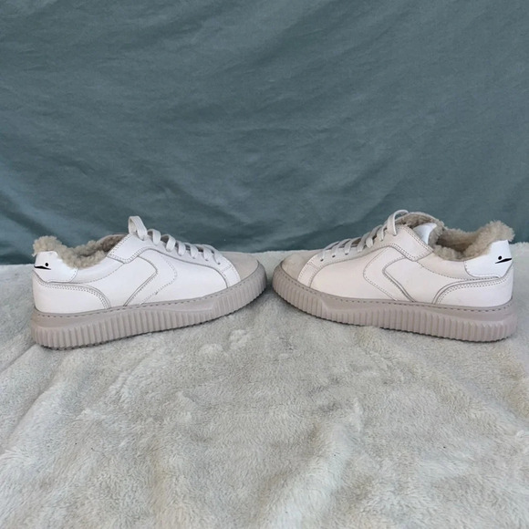 Voile Blanche GUC Lipari Sneakers lined EU 36 White Comfort Casual Shearling - Picture 3 of 6